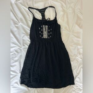 American Eagle Outfitters Black dress  with White Detailing